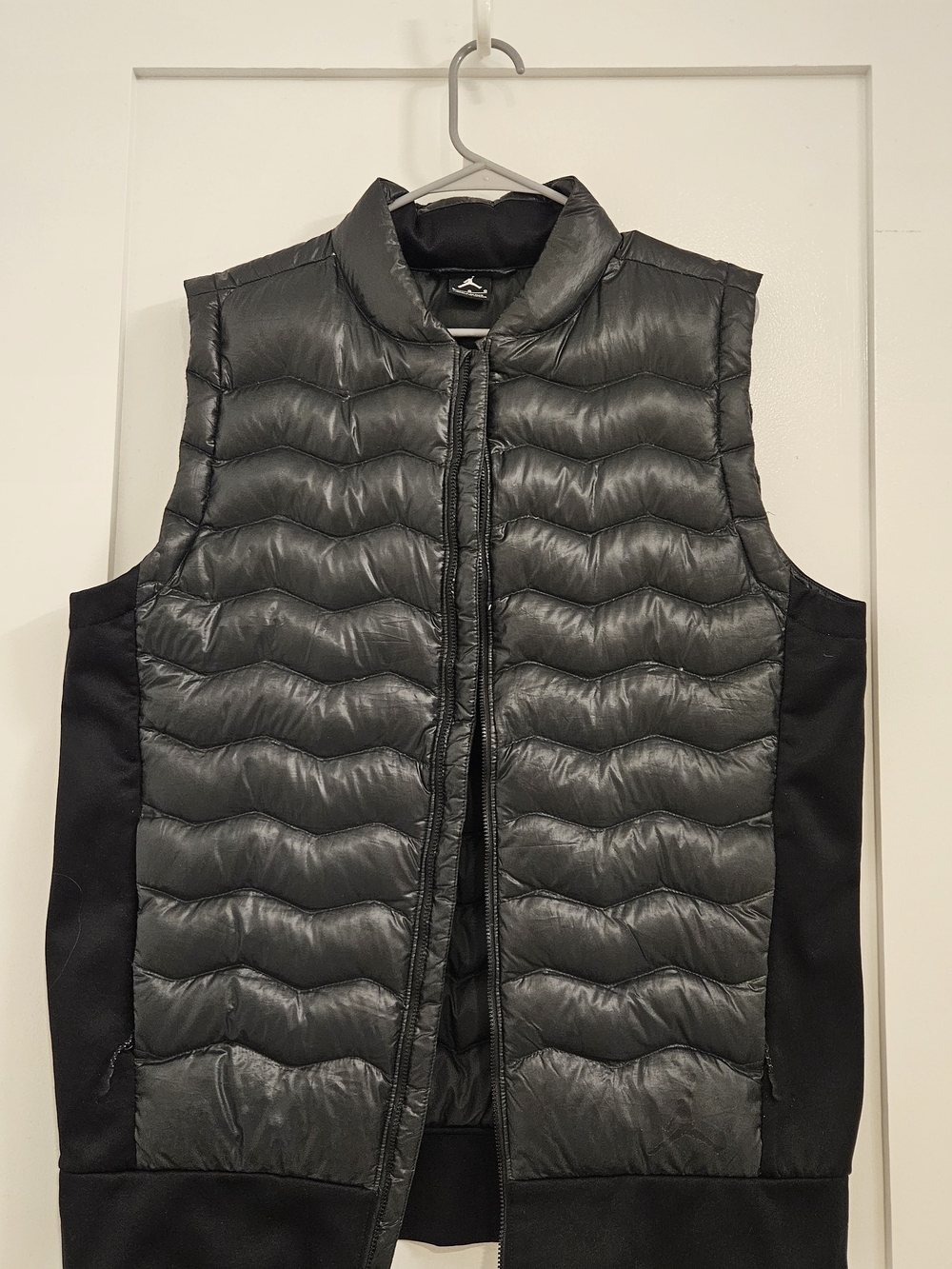 Jordan's Black Quilted Puffer Vest